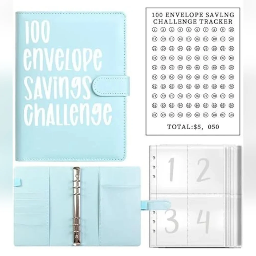 100 Envelope Money Savings Challenge Budget Binder